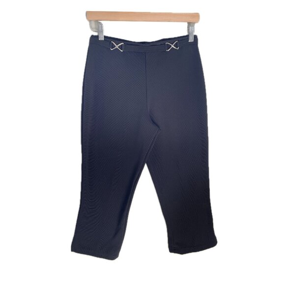 90's y2k Black Capri pants (size med large) - Picture 3 of 6